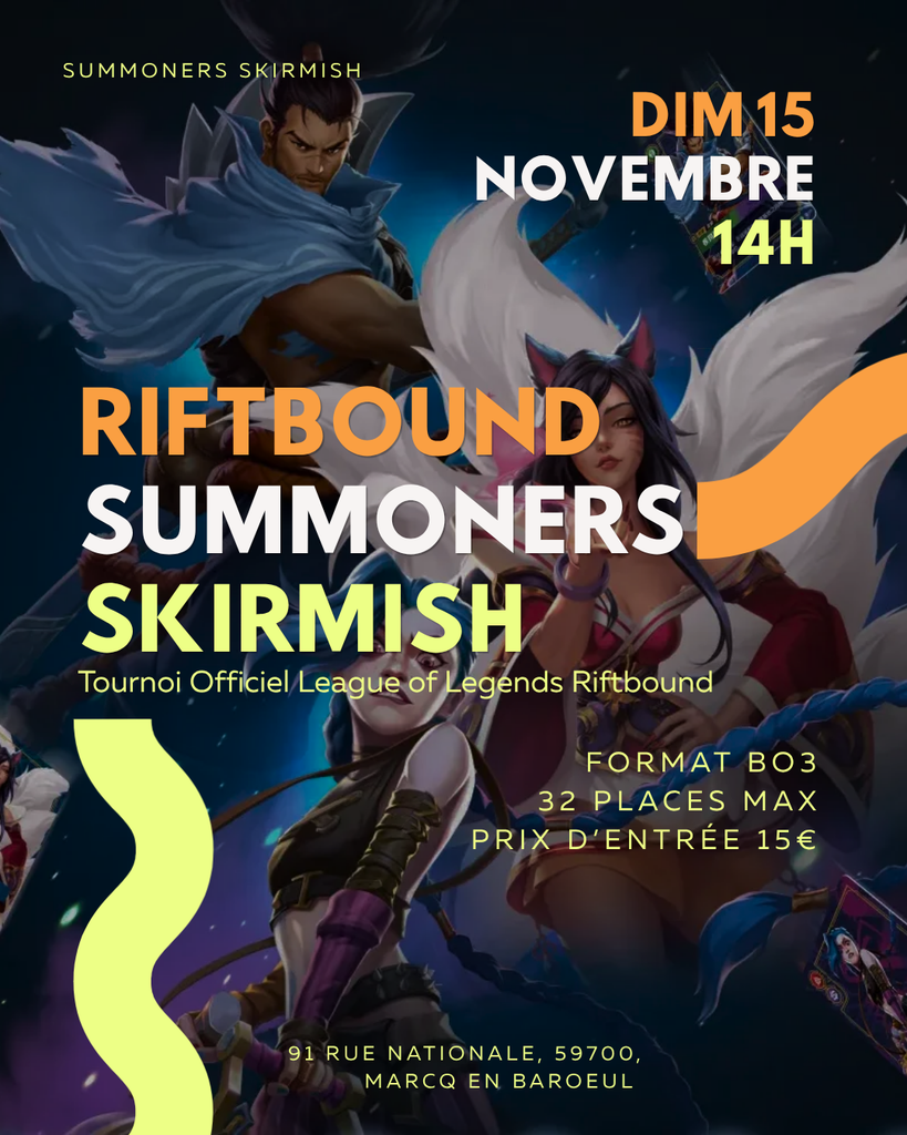 Affiche : Riftbound Summoners Skirmich