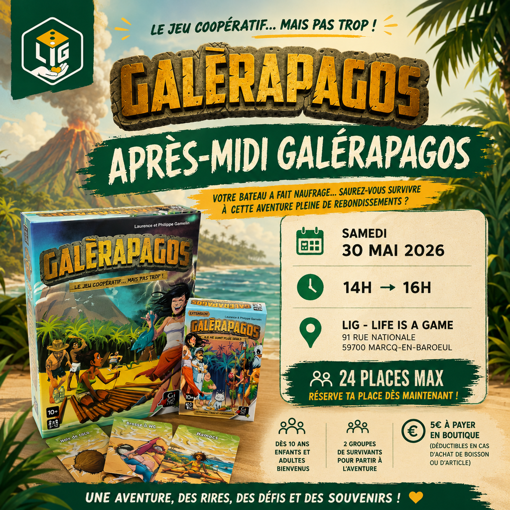 Affiche : Après-midi Galèrapagos