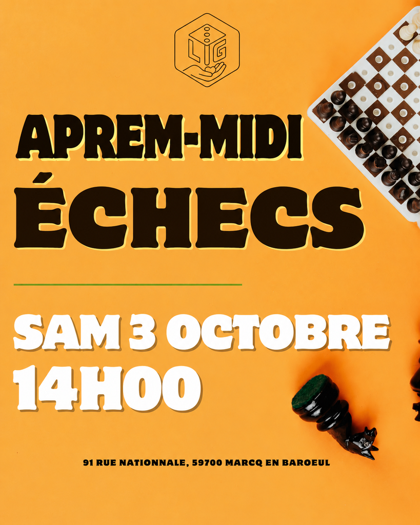 Affiche : Après-midi échec
