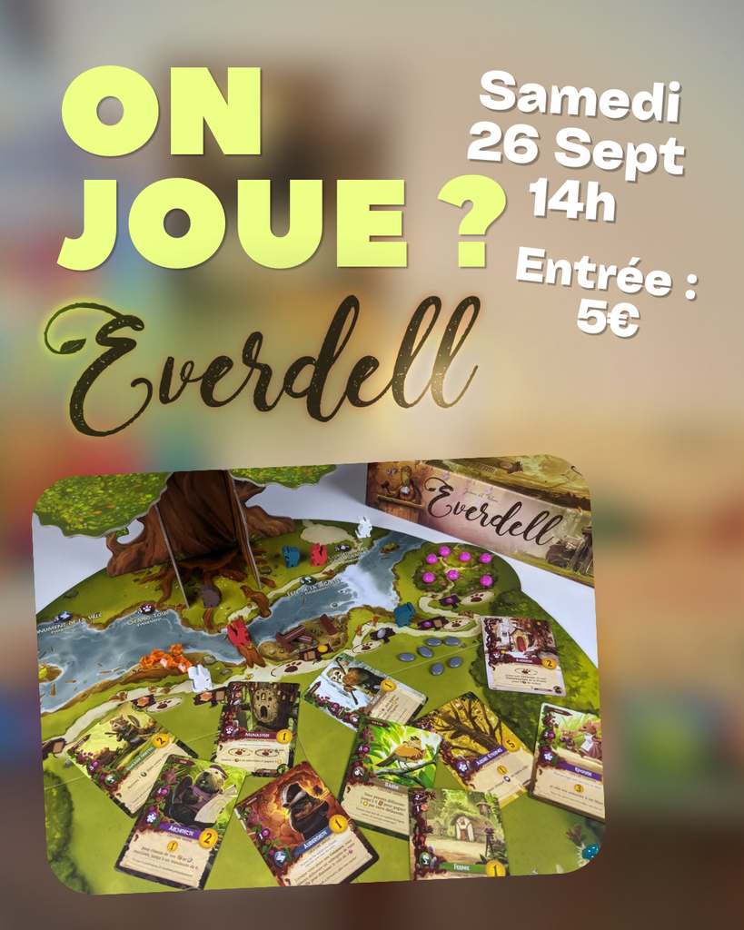 Affiche : On Joue ? à Everdell