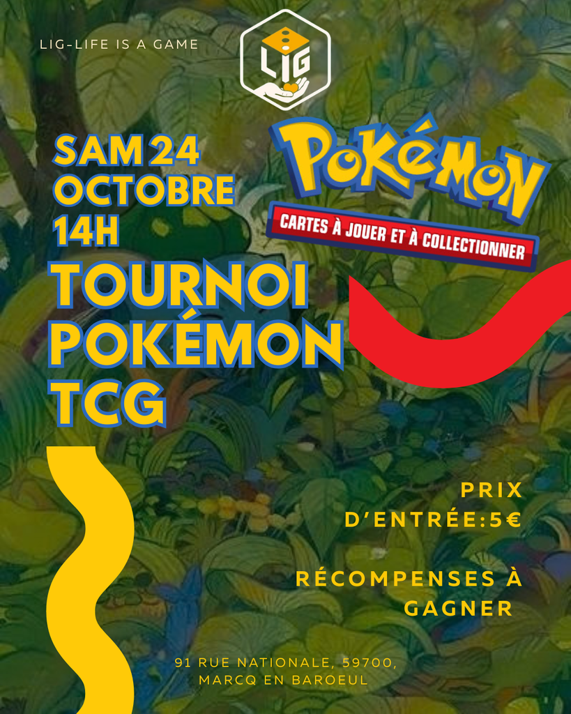 Affiche : Tournoi Standard - Pokémon TCG