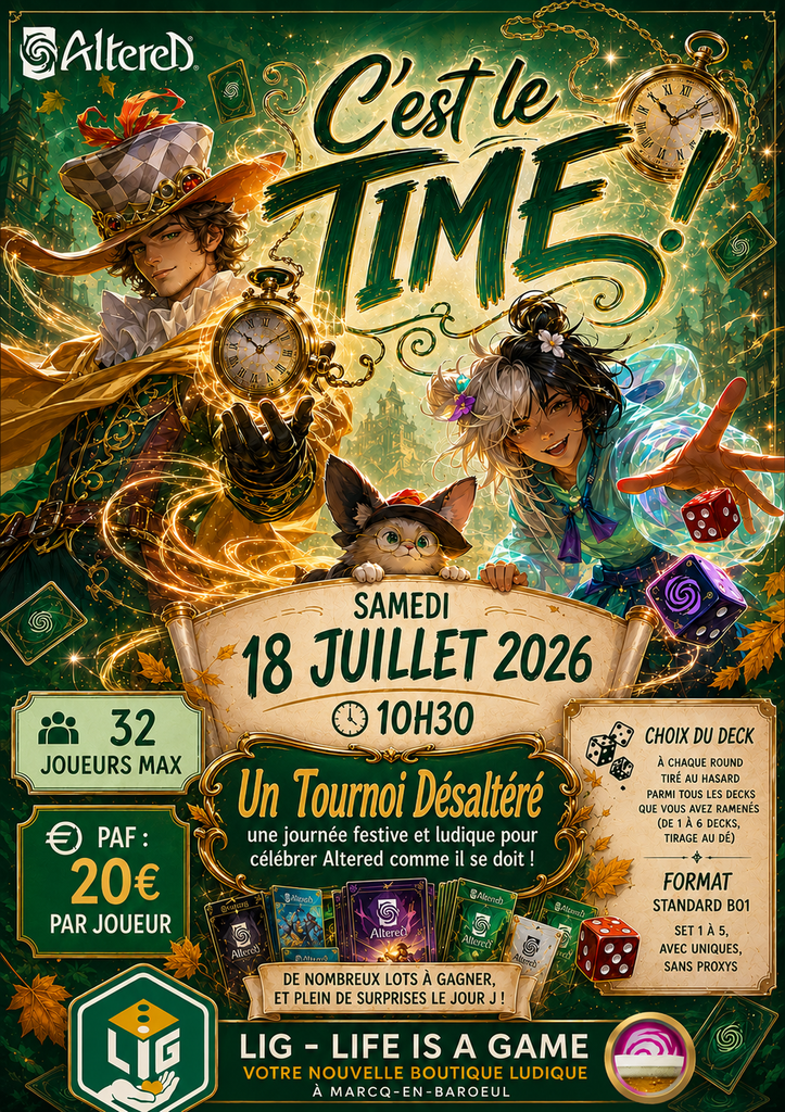 Affiche : Tournoi Altered - C'est le Time