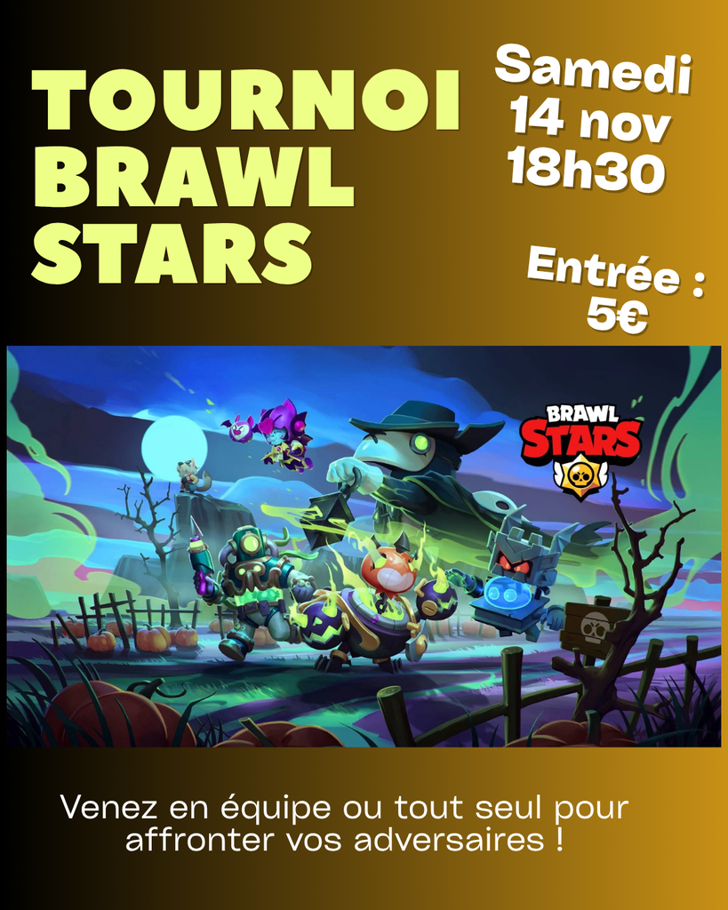 Affiche : Tournoi Brawl Stars