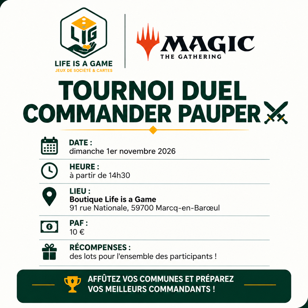Affiche : Magic Duel Commander Pauper