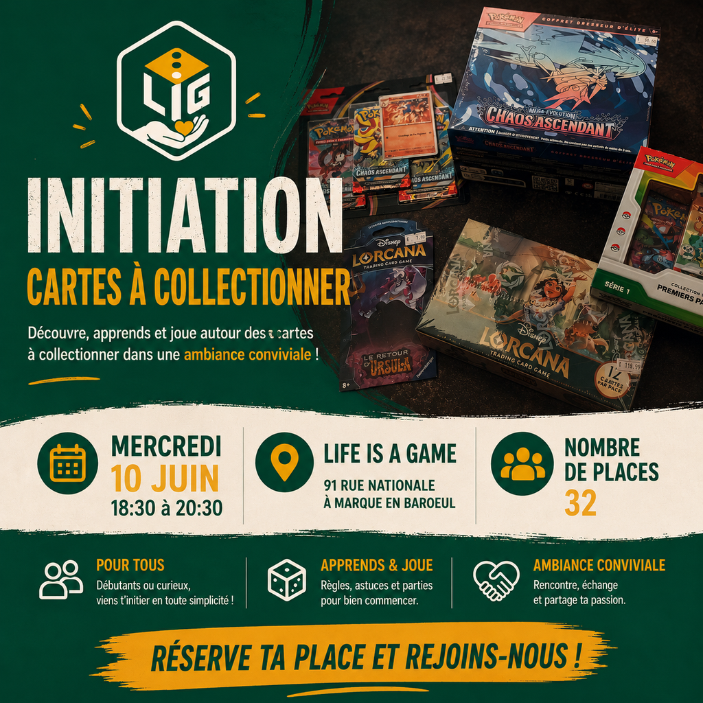 Affiche : Initiation Pokémon / Lorcana