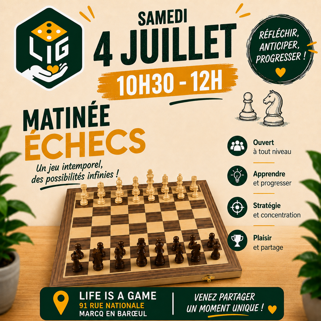 Affiche : Matinée Échecs