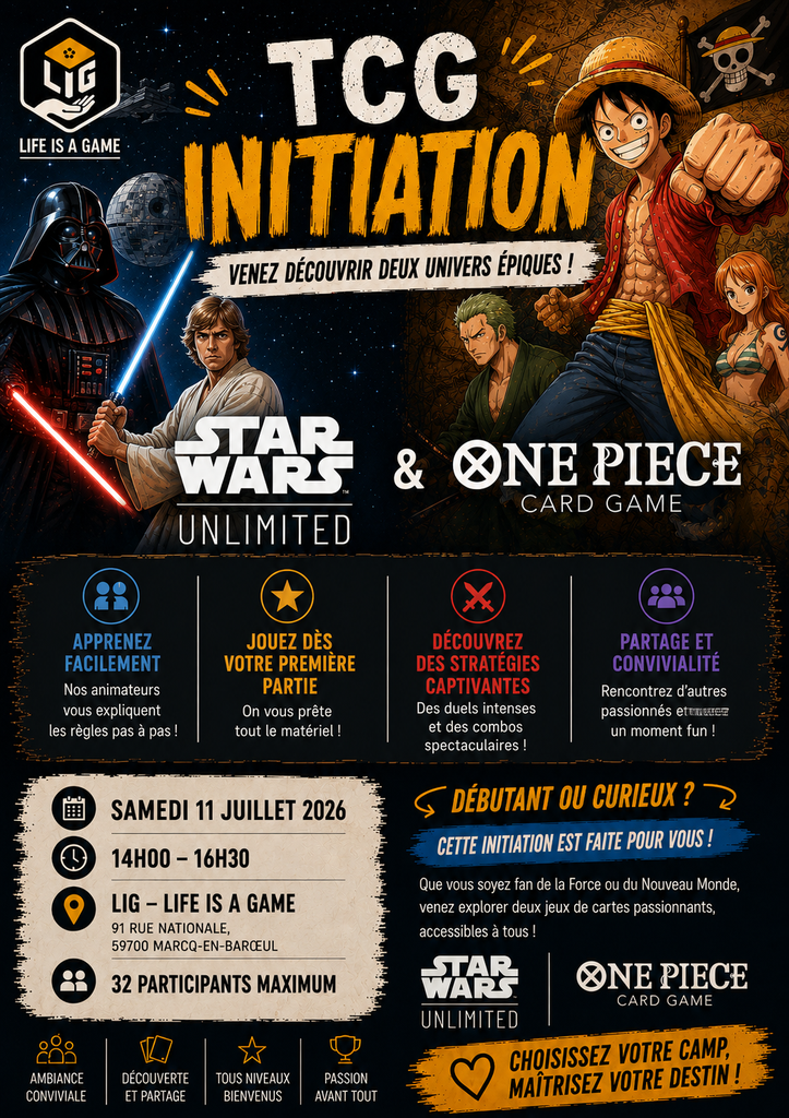 Affiche : Initiation One Piece / Star Wars