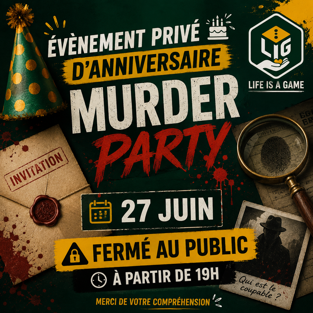 Affiche : Évènement privé d'anniversaire - Murder Party