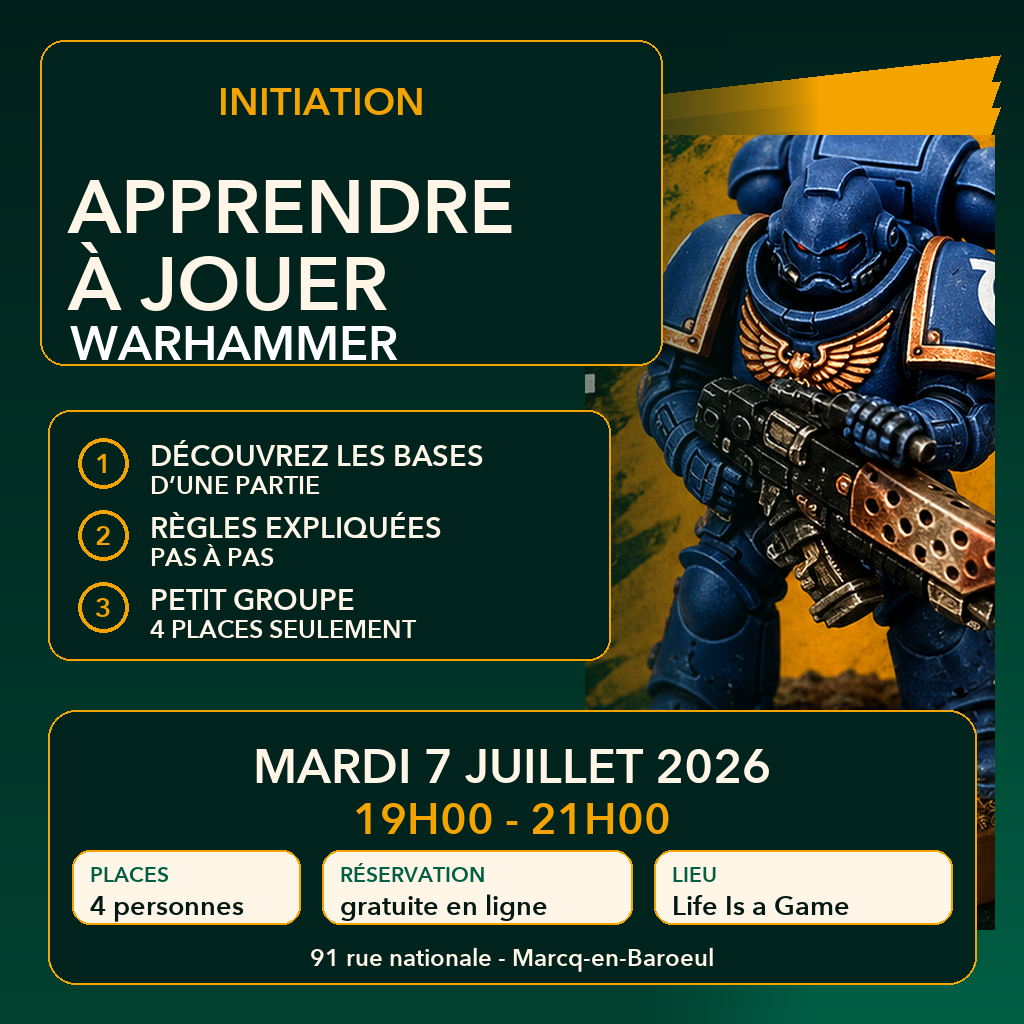 Affiche : Apprendre à jouer à Warhammer