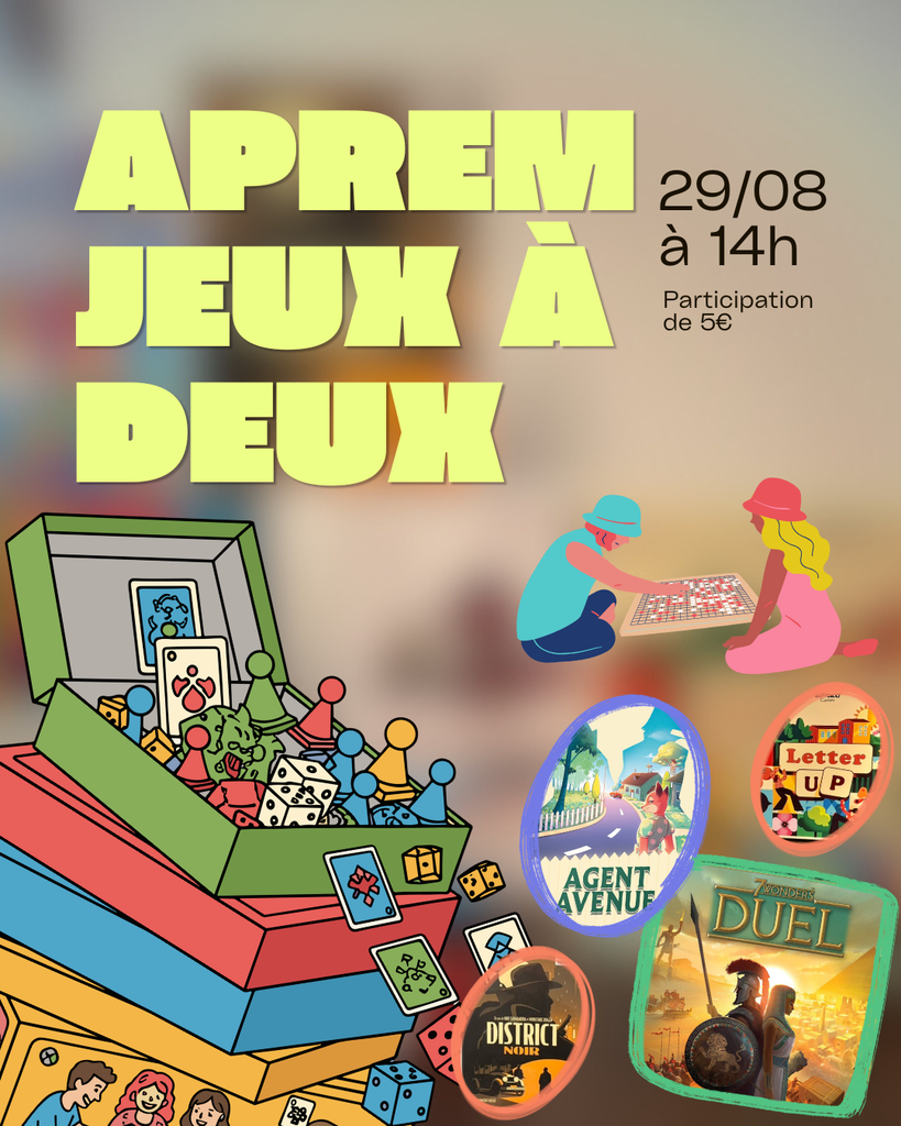 Affiche : Aprèm jeux a deux