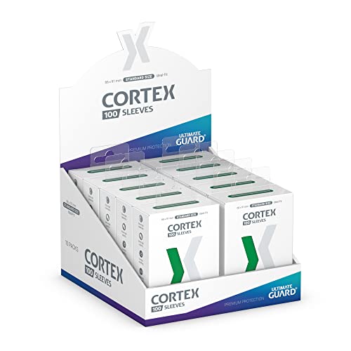Cortex Sleeves Standard Size Green (100) Standard Glossy Green