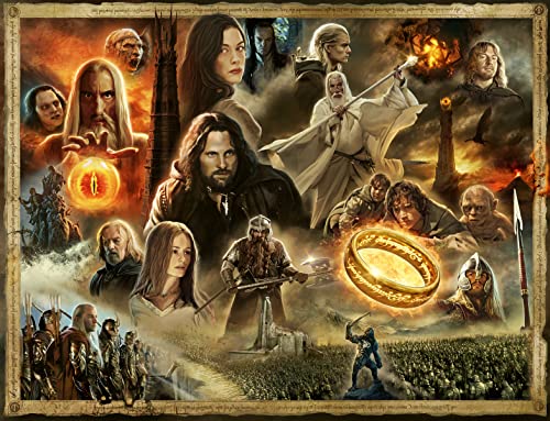 Ravensburger the Lord of the Rings the Two Towers 2000 Piece Jigsaw Puzzle
