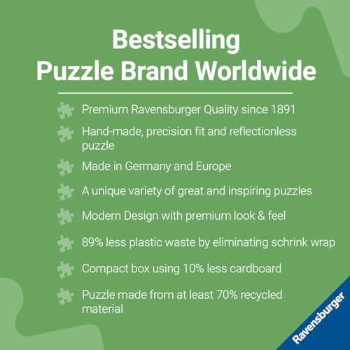 Ravensburger Ingrid Slyder: Here Comes Christmas! Jigsaw Puzzle - 500pc: Holiday Paperboard Puzzle, Creative Thinking