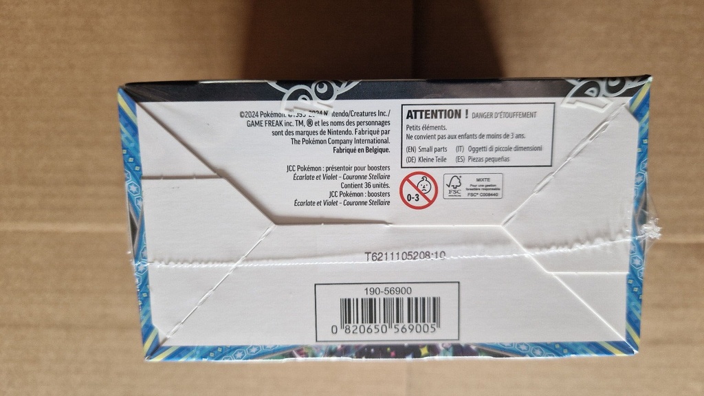 Pokemon Star Crown Display 36 Boosters Version Fr