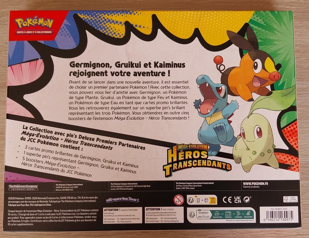 POKEMON Box Coll. Pin's Deluxe Transcendent Heroes New Sealed VF