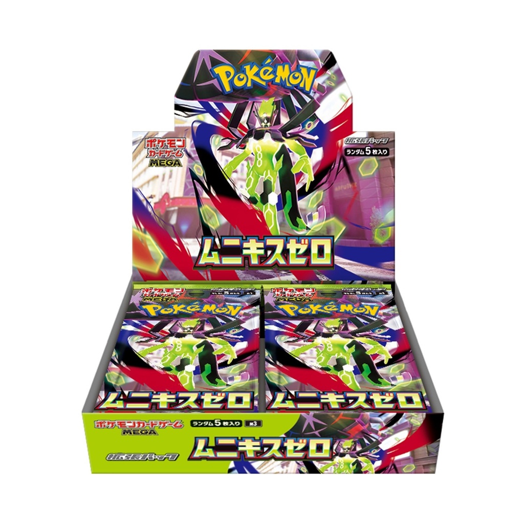 Pokemon Card Game MEGA Munikis Zero Booster Box M3 Japanese W/Shrink