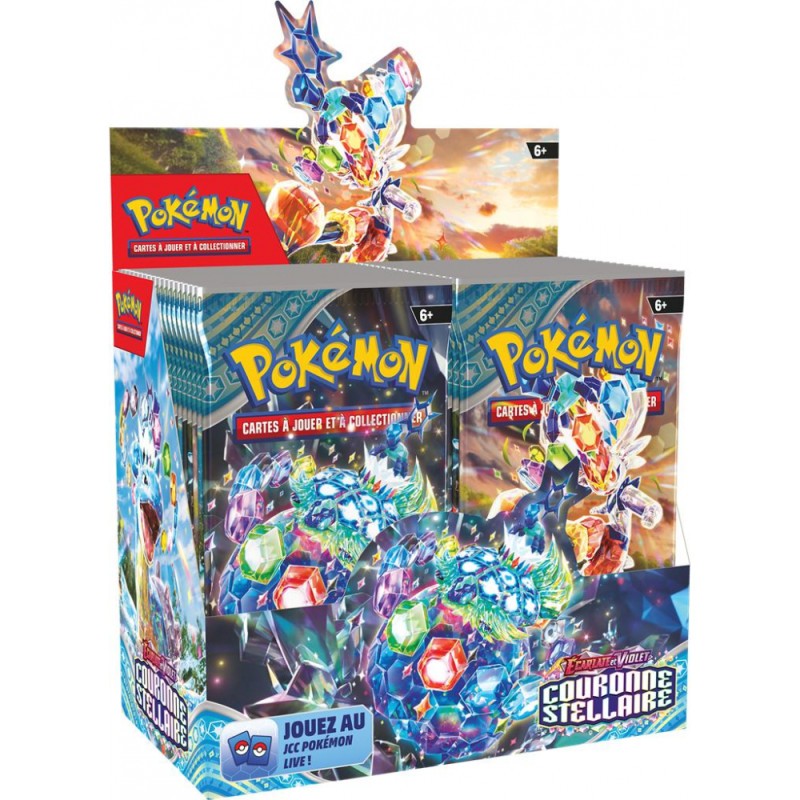 Display 36 Boosters Couronne Stellaire Ev07 / Carte Pokemon Vf