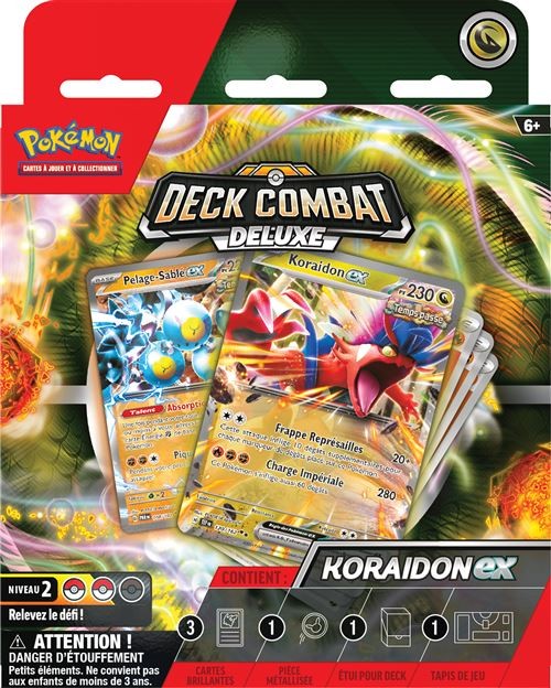 Pokémon Trading Card Deluxe Battle Deck Koraidon-ex of Miraidon-ex