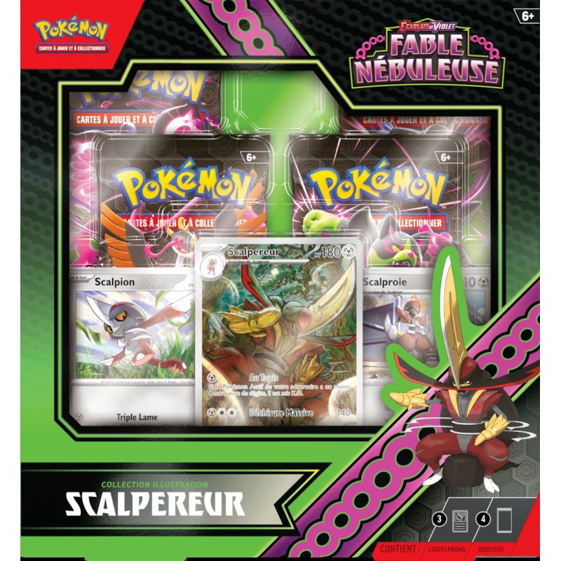 Collection Illustration Scalpereur Fable Nebuleuse Ev6.5 / Carte Pokemon Vf