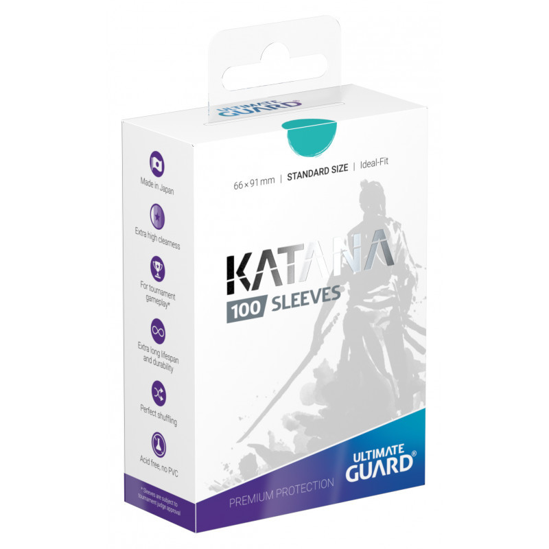 Ultimate Guard UGD010896 Trading Card Game Sleeves, Turquoise
