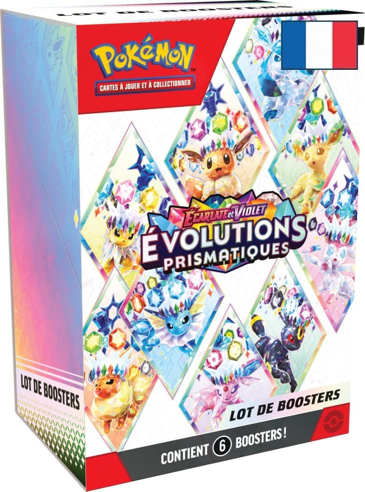 Pokemon Bundle: Scarlet and Purple 08.5 - Prismatic Evolutions FR (EBAY)