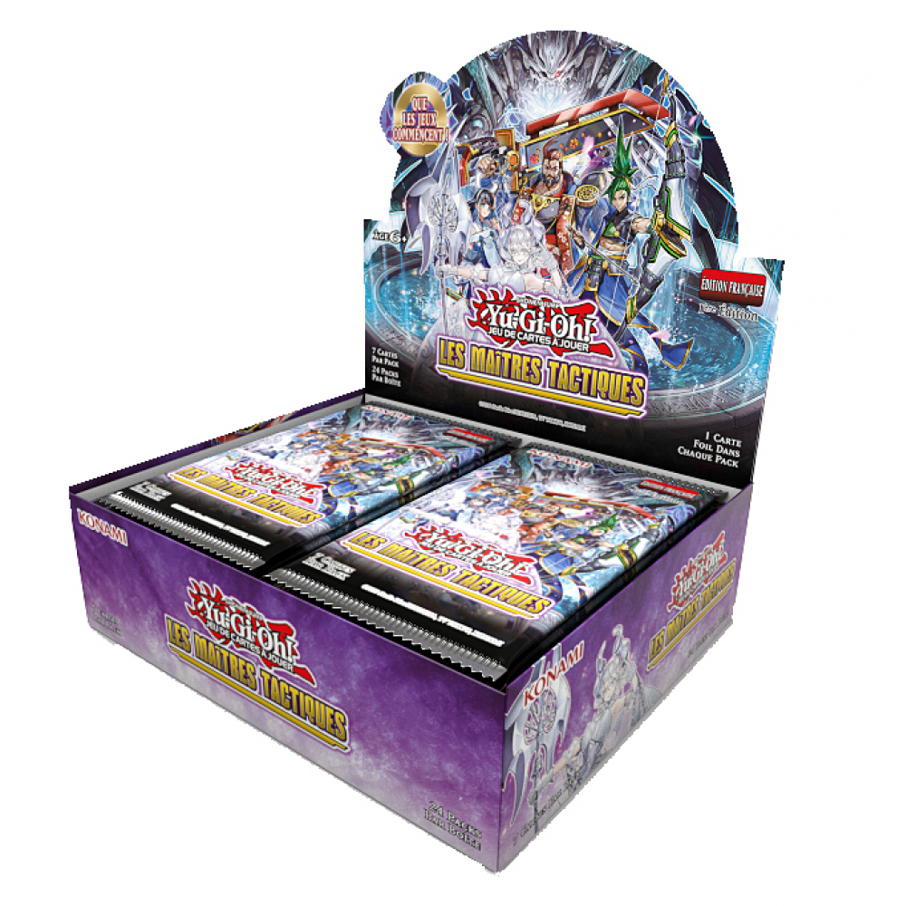 Display Yu-Gi-Ho! 24 boosters Les maitres tactiques