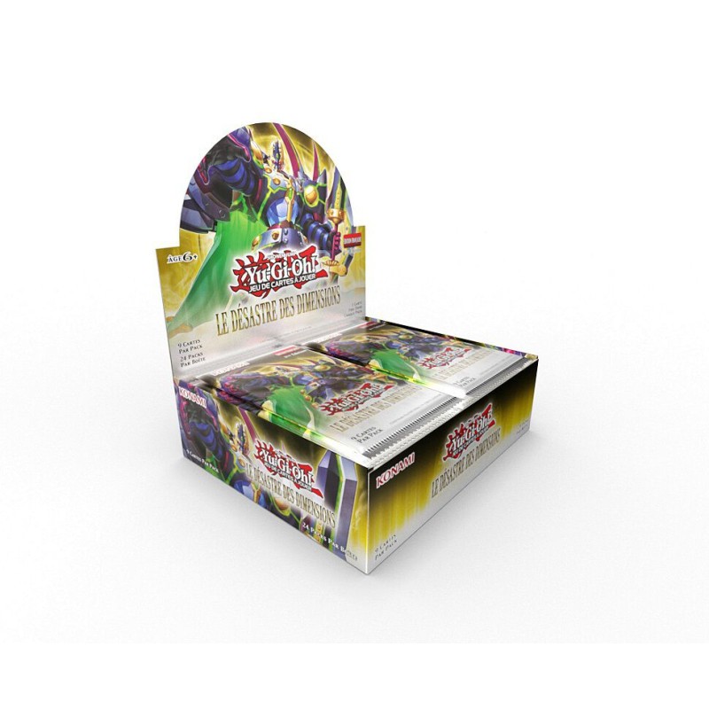 Display De 24 Boosters Le Desastre Des Dimensions / Carte Yu-gi-oh Vf