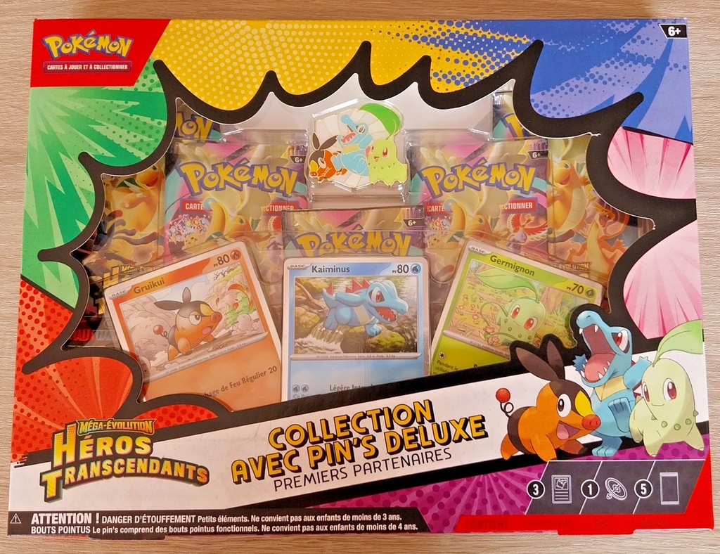 POKEMON Box Coll. Pin's Deluxe Transcendent Heroes New Sealed VF