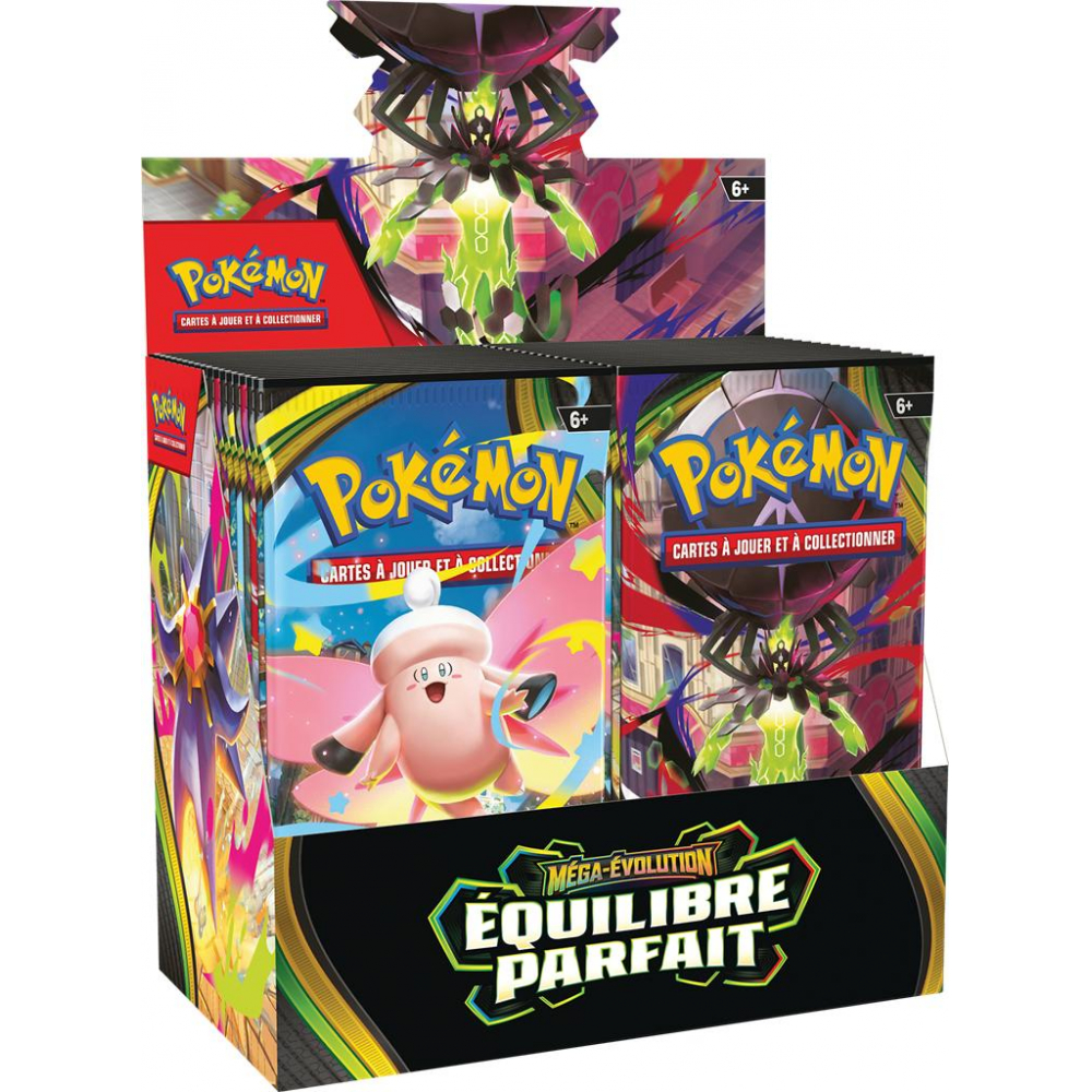 Display mega-évolution équilibre parfait pokemon