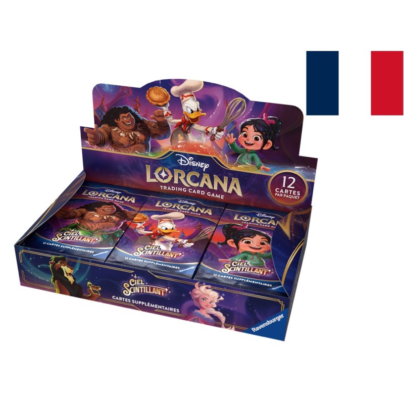 Display De 24 Boosters Lorcana Ciel Scintillant Chapitre 5 / Carte Vf