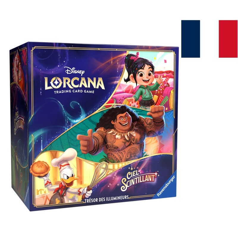 Coffret Lorcana Tresor Des Illumineurs Chapitre 5 Ciel Scintillant / Carte Vf