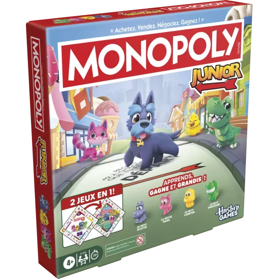Monopoly Junior 2 En 1 - Pixie Games