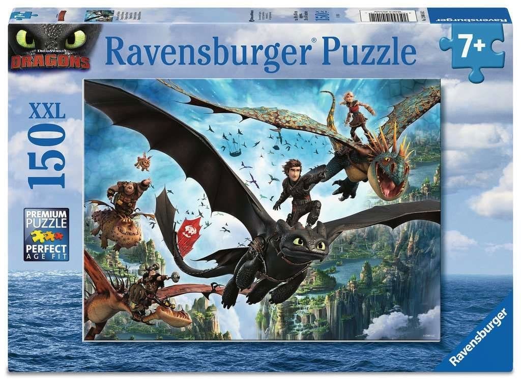 Ravensburger How to Train Your Dragon Dragons and Heroes 150 XXL Piece Jigsaw Puzzle