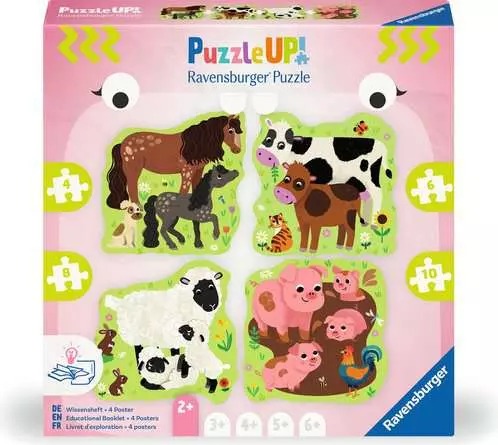 Puzzle Up! Les animaux de la ferme - Ravensburger