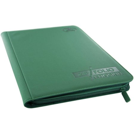 Ultimate Guard UGD010212 Zipfolio 360-18-Pocket XenoSkin Card Album Green One Size