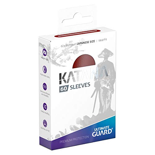 Ultimate Guard UGD011051 Katana Sleeves Red Japanese Red