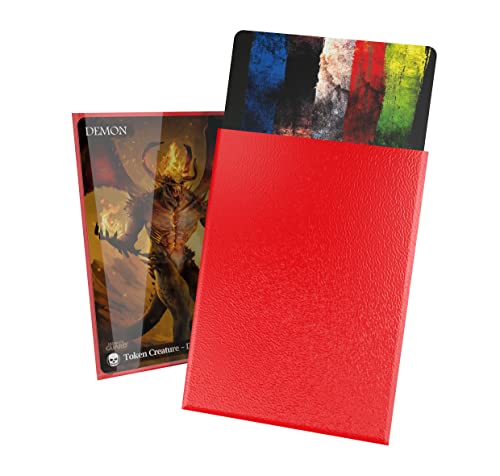 Cortex Sleeves Standard Size Red (100) Standard Glossy Red
