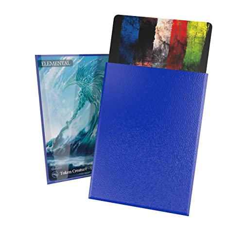 Ultimate Guard Cortex Outer Card Sleeves 100 Standard Size TCG Sleeves 66 X 91mm Blue Back Glossy Finish No PVC & Acid-Free High Clarity Standar