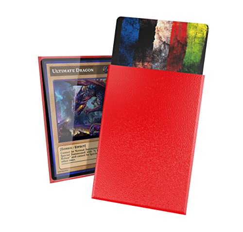 Ultimate Guard Cortex Sleeves (60) - Japanese Size - Glossy - Red Japanese Glossy Red