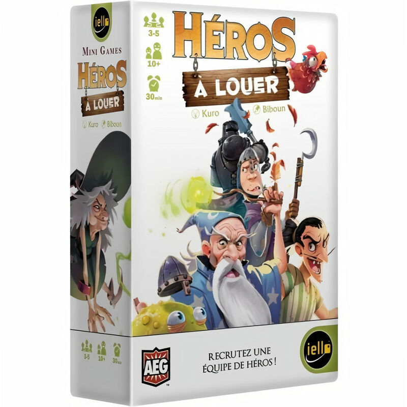 Board Games IELLO Mini Games - Héros à Louer