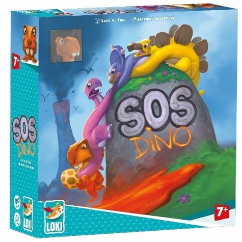 Iello CSGSOSD SOS Dino Cooperative Board Game Multicolour