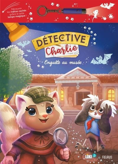 Detective Charlie Enquete Au Musee (+ Lampe Magique)