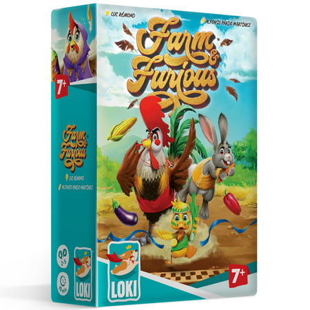 Loki   Farm and Furious   Family Board Game   Ages 7+   2-5 Players   10 Minutes Playing Time