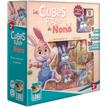 IELLO LOKI les cubes puzzle de nono