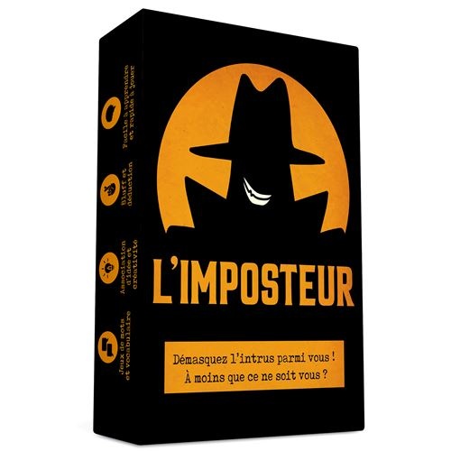 L'Imposteur - Saurez-Vous Le Démasquer ? Bluff, Créativité, Jeux De Mots Et Suspicions ! Jeu D'ambiance - Jeu De Cartes - Jeu De Société Adulte Gigamic