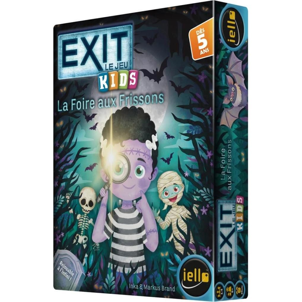 Iello Jeu - Exit Kids : La Foire Aux Frissons (Francese, 1 - 4Giocatori)