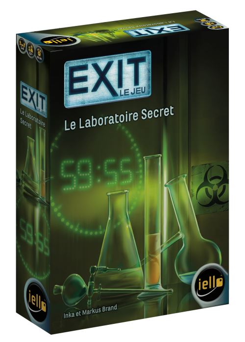 Iello_en Iello - Exit - Le Laboratoire Secret - Escape Game, French Version