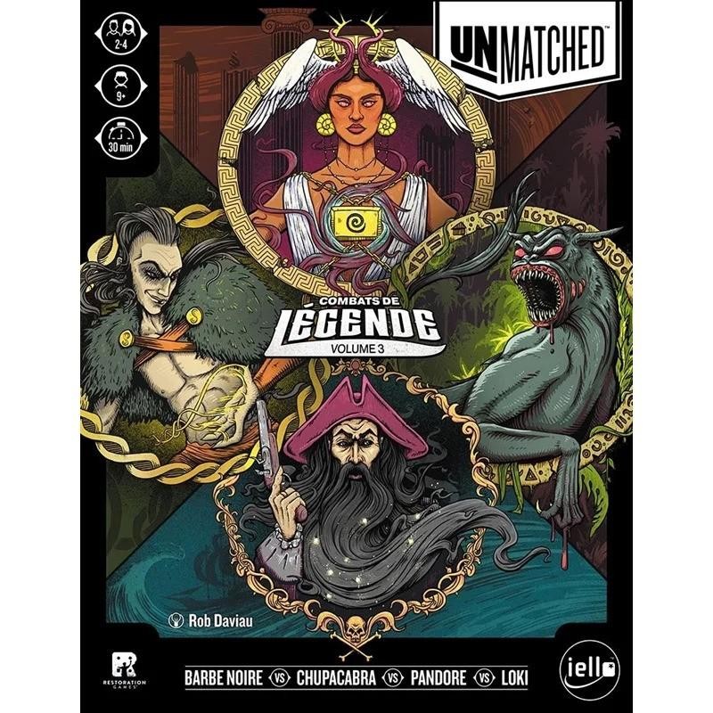 Iello Jeu Unmatched - Combats De Legende Vol.3 (Francese, 2 - 4Giocatori)