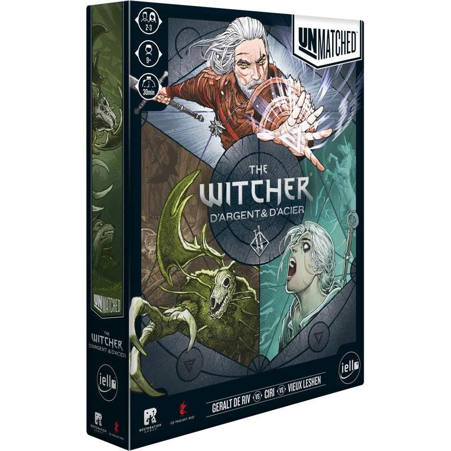Iello Unmatched - the Witcher - D'argent Et D'acier (Francese, 2 - 3Giocatori)