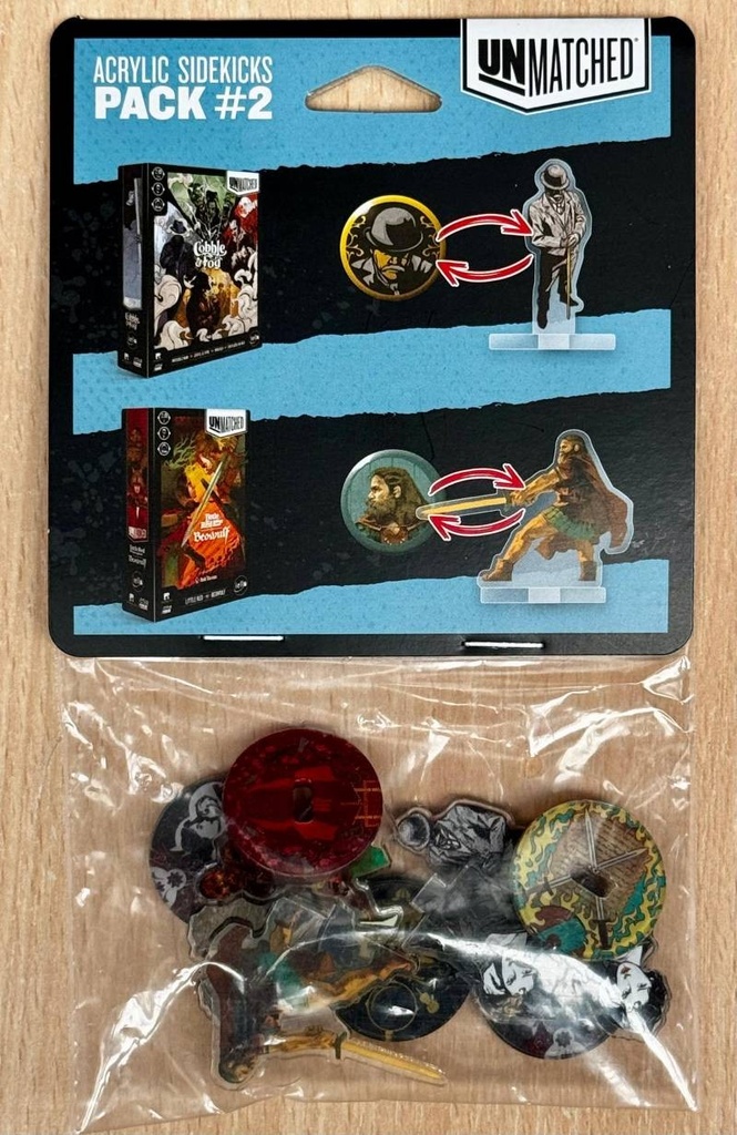 Unmatched - Acrylic Sidekicks Pack#2 (Erw.) KIT tournoi